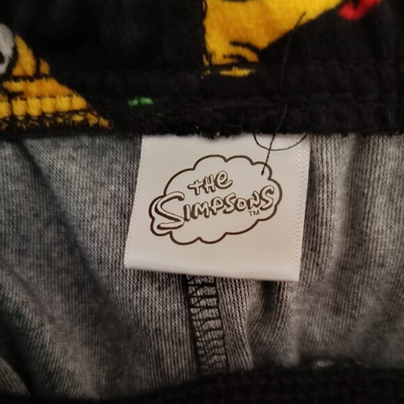 M🎅The Simpsons Mad Engine Men's Christmas Holly Sleep Pajama Pants - Picture 6 of 7